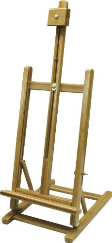 Art Advantage H Frame Bamboo Table Easel