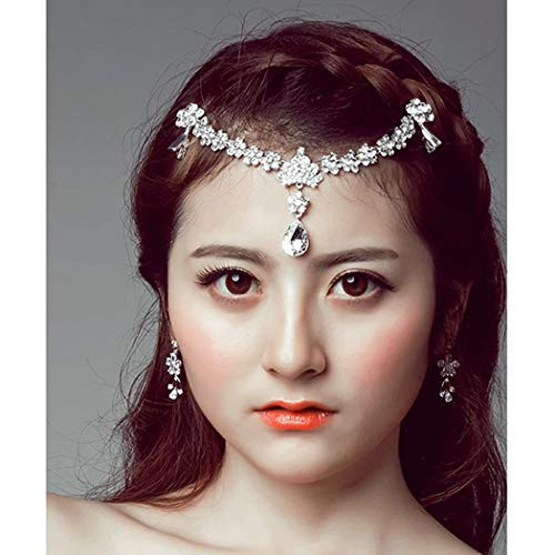 Catery Bride Wedding Headbands Jewelry Crystal Hair Chain Boho Wedding Headpiece Head Chain Spring Summer Christmas Head Chain Silver Hair Jewelry for Catery Bride Wedding Headbands Jewelry Crystal Hair Chain Boho Wedding Headpiece Head Chain Spring Summer Christmas Head Chain Silver Hair Jewelry for