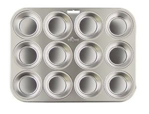 Fox Run Stainless Steel Muffin Pan 12, Bakeware, New