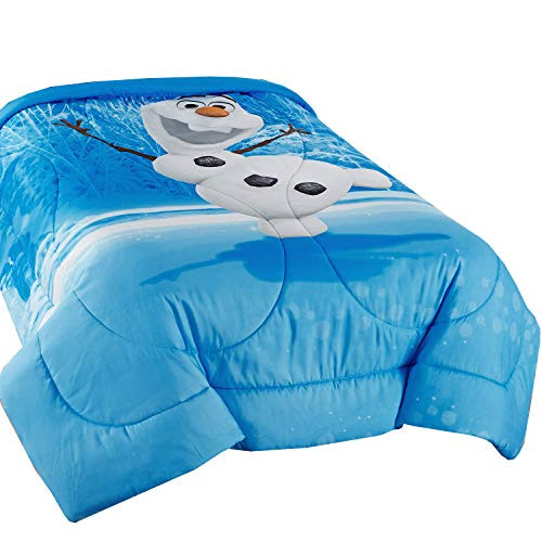 Disney Frozen Olaf Made of Snow Microfiber Reversible Comforter Twin Disney Frozen Olaf Made of Snow Microfiber Reversible Comforter Twin