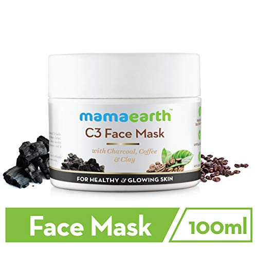 Mamaearth Charcoal Coffee and Clay Face Mask Made in the Himalayas All Natural with Organic Ingredients Mamaearth Charcoal Coffee and Clay Face Mask Made in the Himalayas All Natural with Organic Ingredients