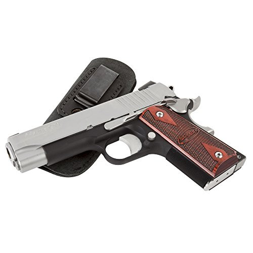 Relentless Tactical The Ultimate Suede Leather IWB Holster Left Handed - Made in USA - Fits 1911 Style Handguns - Kimber - Colt - S and W - Sig Sauer -