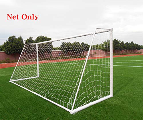 Soccer Goal Net Football Polyethylene Training Post Nets Full Size -10 x 6 5FT-