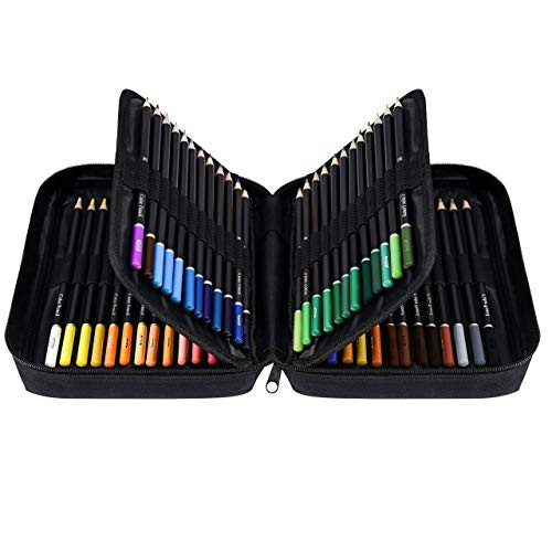 Orionstar Colored Pencils Set of 72 Colors with Zipper Case for Adult Artist Beginner  Vibrant Numbered Pencil with Premium Soft Core  Professional Ar