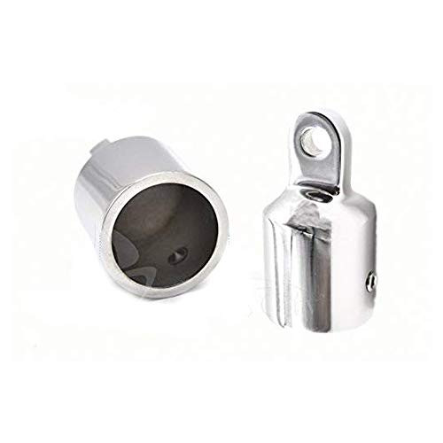 MARINE CITY 316 Stainless-Steel Outside Eye End for Bimini Top 1 Inches Round Tube -1 Pcs-