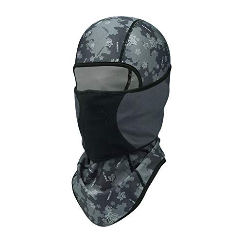 Cold Weather Face Mask - Windproof Balaclava - Winter Motorcycle Hood Ski Mask Gray