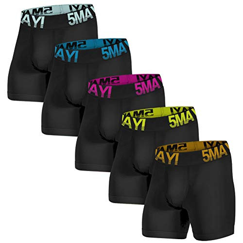 5Mayi Boxer Briefs Mens Underwear Cotton Mens Boxer Briefs Underwear for Men Pack XXL
