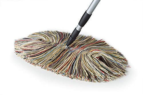 Wool Dust Mop - Big Wooly with Metal Telescoping Handle