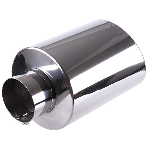 ECCPP Diesel Exhaust Tip 4 Inlet 8 Outlet Exhaust Tips 15 Long Mirror Polished Stainless Steel Exhaust Tailpipe