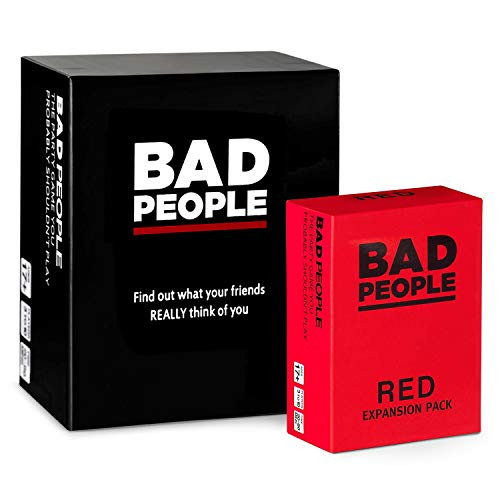 BAD PEOPLE - The Party Game You Probably Shouldn't Play + The RED Expansion Pack