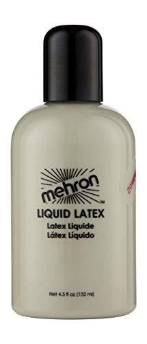 Mehron Makeup Liquid Latex -4 5 oz- -Zombie Flesh-