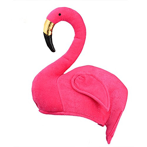 Nicky Bigs Novelties Swimming Flamingo Hat, Pink, One Size