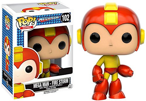Funko Pop Games Mega Man Fire Storm Exclusive Variant Vinyl Figure Funko Pop Games Mega Man Fire Storm Exclusive Variant Vinyl Figure