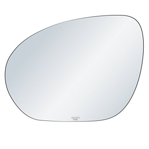 exactafit 8143L Driver Side Mirror Glass Replacement Plus 3m Adhesives Compatible With Nissan 2009-2014 Cube 2011-2014 Juke Left Hand Door Wing LH