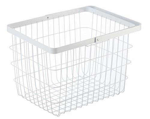 YAMAZAKI home 3160 Laundry Basket, Medium, White