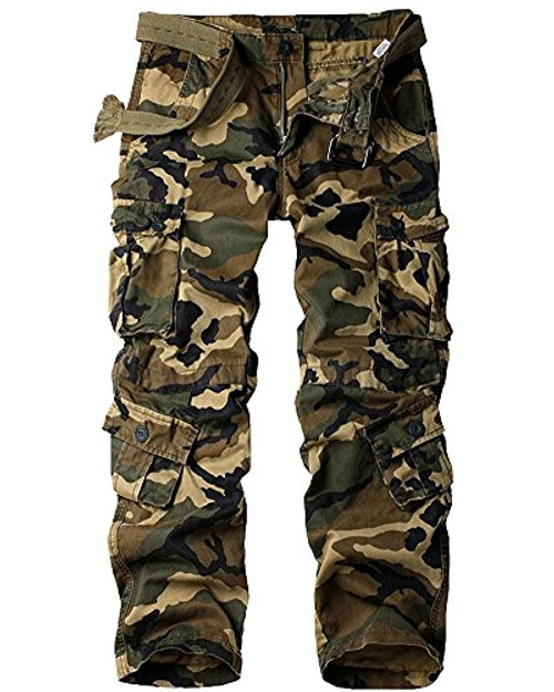 Womens Tactical Pants Cotton Casual Cargo Work Pants Military Army Combat Trousers 8 Pockets Battlefield Camo 28-US 6- Womens Tactical Pants Cotton Casual Cargo Work Pants Military Army Combat Trousers 8 Pockets Battlefield Camo 28-US 6-