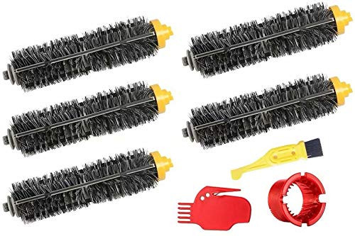 MZY LLC 5 x Bristle Brush for Roomba 600 700 Series Vacuum Cleaning Roomba 620 630 650 660 680 760 770 780 790