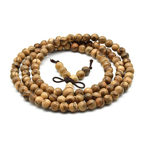 Zen Dear Unisex Natural Vietnam Agarwood Beads Buddhist Prayer Beads Japa Mala Necklace Bracelet Beads -6mm 108 Beads- Zen Dear Unisex Natural Vietnam Agarwood Beads Buddhist Prayer Beads Japa Mala Necklace Bracelet Beads -6mm 108 Beads-