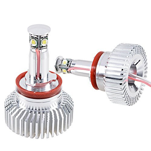 2x High Power 6500K Xenon White 40W H8 CREE XML T6 Angel Eyes Halo Ring LED Marker Light Bulbs For BMW M3 X5 X6 Z4 E82 E87 E89 E90 E91 E92 E93