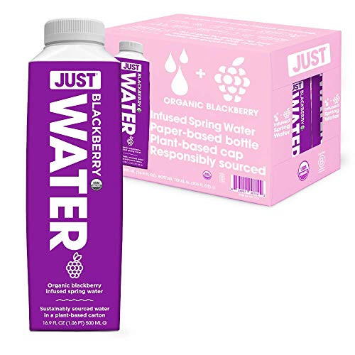 JUST Water Infused - Organic Fruit Flavored Spring Water - Eco-Friendly Boxed Bottled Water - Zero Sugar Artificial Flavors or Sweeteners 8 0 Alkal JUST Water Infused - Organic Fruit Flavored Spring Water - Eco-Friendly Boxed Bottled Water - Zero Sugar Artificial Flavors or Sweeteners 8 0 Alkal