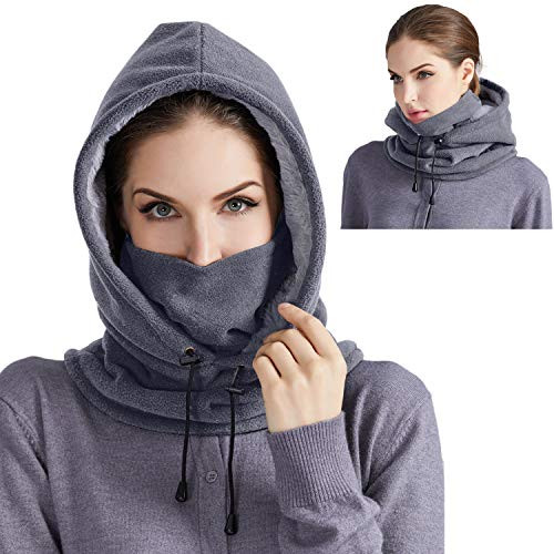 Balaclava Mask Men Ski Mask for Women Winter Face Mask Windproof Thermal Fleece Hood for Cold Weather Grey Balaclava Mask Men Ski Mask for Women Winter Face Mask Windproof Thermal Fleece Hood for Cold Weather Grey