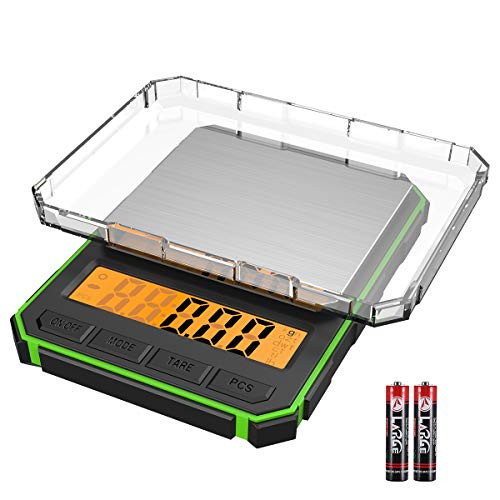 -Upgraded- Brifit Digital Mini Scale  1 1lbs 500g Max Pocket Sized Jewelry Scale  Greater Accurate Multi-Function Back-Lit LCD  Electronic Smart Scale