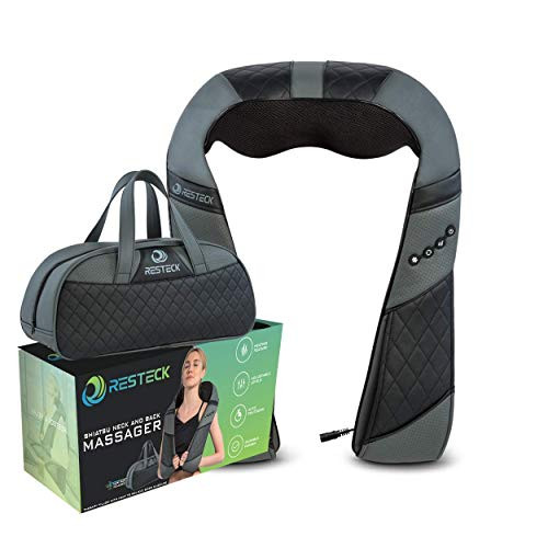 Massagers for Neck and Back with Heat - Deep Tissue 3D Kneading Pillow  Electric Shiatsu Back Neck and Shoulder Massage  Shoulders  Foot  Legs Body -