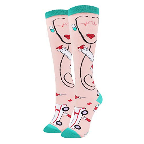 Funny Women Girls Nurse Medical Doctor Knee High Sock Nursing RN School Graduation Funny Women Girls Nurse Medical Doctor Knee High Sock Nursing RN School Graduation