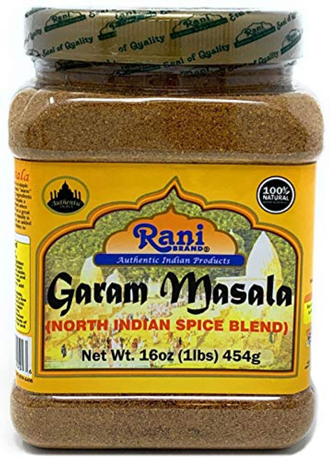 Rani Garam Masala Indian 11 Spice Blend 1lb -16oz- 454g ~ Salt Free - All Natural - Vegan - Gluten Friendly - NON-GMO - Indian Origin Rani Garam Masala Indian 11 Spice Blend 1lb -16oz- 454g ~ Salt Free - All Natural - Vegan - Gluten Friendly - NON-GMO - Indian Origin