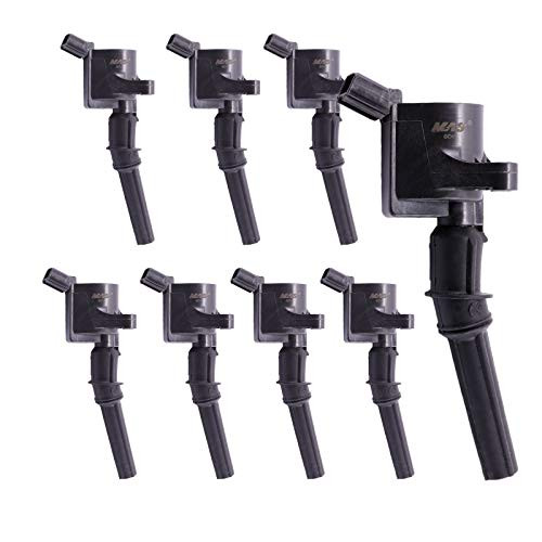 MAS 8 Pack Curved Boot Ignition Coil DG508 Compatible with Ford Lincoln Mercury 4 6L 5 4L V8 C1454 C1417 FD503 DG457 DG472 DG491 F523 MAS 8 Pack Curved Boot Ignition Coil DG508 Compatible with Ford Lincoln Mercury 4 6L 5 4L V8 C1454 C1417 FD503 DG457 DG472 DG491 F523