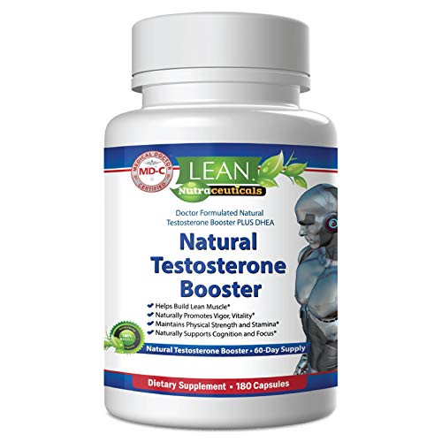 Lean Nutraceuticals Md Certified Testosterone Booster for Men Supplement Natural Actives Metabolism Booster Muscle Builder Tongkat Ali Tribulus Terri Lean Nutraceuticals Md Certified Testosterone Booster for Men Supplement Natural Actives Metabolism Booster Muscle Builder Tongkat Ali Tribulus Terri