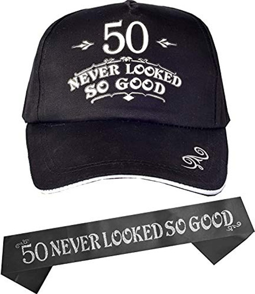 50th birthday baseball cap