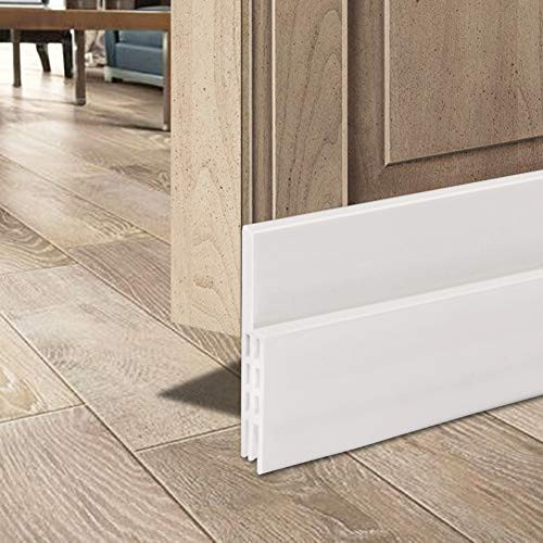 Door Draft Stopper Door Sweep Weather Stripping Bottom for Exterior-Interior Doors  Insulation Door Seal Sound Proof Under Door Draft Blocker- Keeping