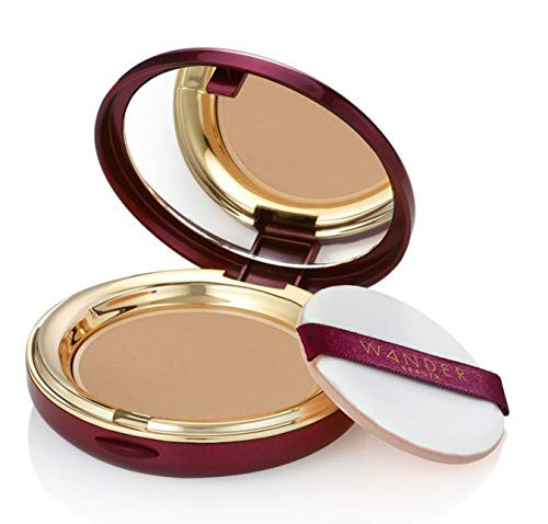 Wander Beauty Wanderlust Powder Foundation - Tan - Talc Free  Cruelty Free  Vegan Lightweight Powder Foundation Covers Everything  Silky Smooth  Natur