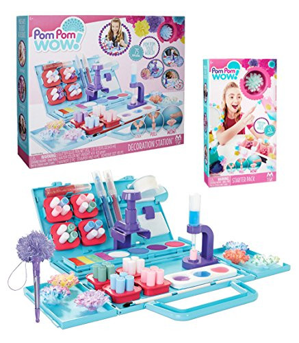 Pom Pom Wow Decoration Station PLUS Starter Pack Refill Set and Exclusive Pom Pom Pen