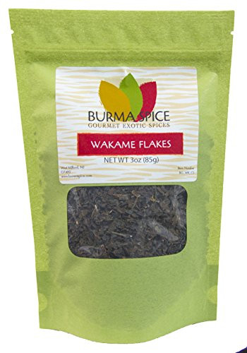 Wakame Flakes - Edible Seaweed - Perfect for Asian dishes 3 oz