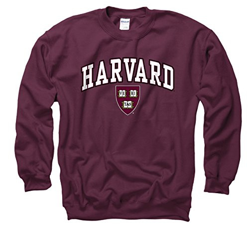 Campus Colors NCAA Adult Arch and Logo Gameday Crewneck Sweatshirt -Harvard Crimson - Maroon X-Large- Campus Colors NCAA Adult Arch and Logo Gameday Crewneck Sweatshirt -Harvard Crimson - Maroon X-Large-