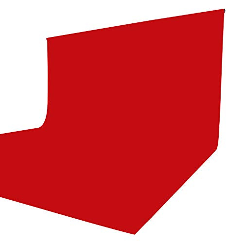 Issuntex 10X12 ft Red Background Muslin Backdrop Photo Studio Collapsible High Density Screen for Video Photography and Television Issuntex 10X12 ft Red Background Muslin Backdrop Photo Studio Collapsible High Density Screen for Video Photography and Television