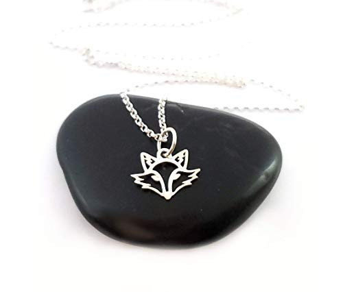 Fox Charm - Sterling Silver Necklace