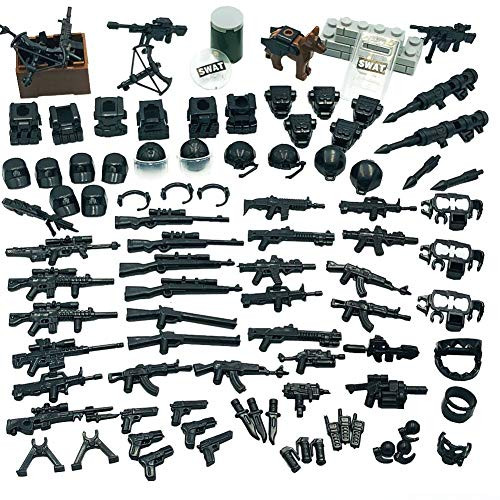 Taken All Weapons Pack Police Special Modern Combat Weapons Assault Pack  Custom Military Building Blocks Toy -Weapons 2-