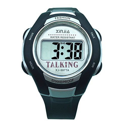 VISIOYO Arabic Talking Watch Digital Sports Watch with Alarm 697TA