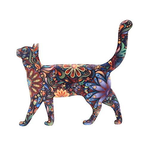Broche con diseño de gato