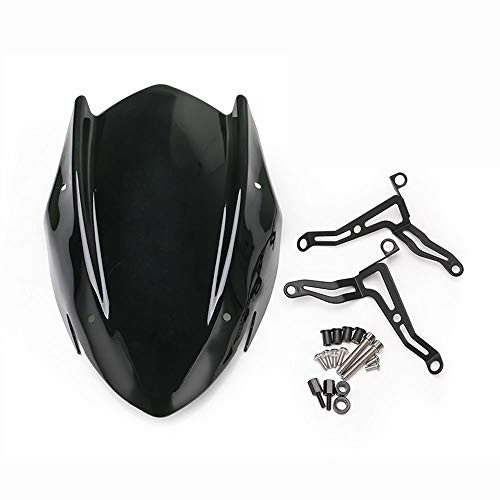 Motorcycle Black Windscreen Windshield Shield Screen with Bracket For Suzuki GSX-S750 GSXS750 GSX-S GSXS 750 2017 2018 2019