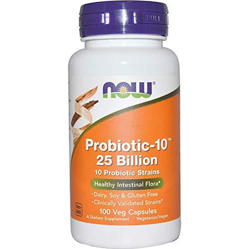 Now Probiotic-10 25 Billion 100 Veg Capsules