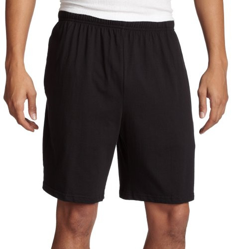 Soffe Mens Classic Cotton Pocket Short Black Large