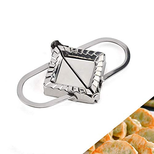 VolksRose Dumpling Maker  Stainless Steel Ravioli Maker Set Dumpling Meat Pie Ravioli Pierogi Mould Pastry Crimpers Tool  Wrapper Pastry Dough Cutter