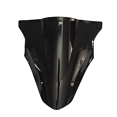 New Motorcycle Black ABS Windscreen Windshield Double Bubble for Kawasaki Ninja 650 ER-6F 2012-2016