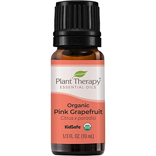 Plant Therapy Organic Pink Grapefruit Essential Oil 10 mL -1-3 oz- 100 Pure Undiluted Therapeutic Grade Plant Therapy Organic Pink Grapefruit Essential Oil 10 mL -1-3 oz- 100 Pure Undiluted Therapeutic Grade