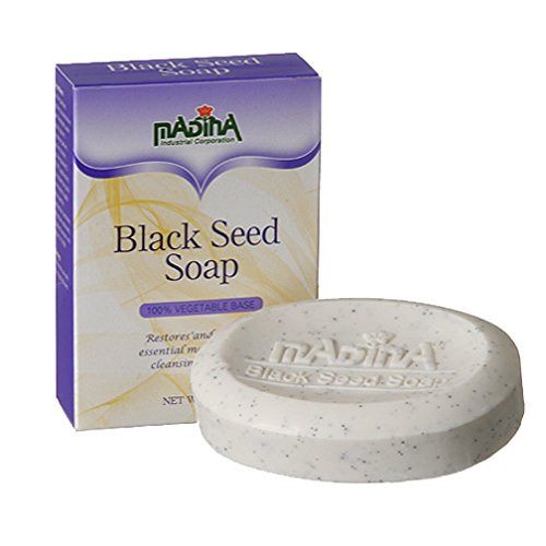 Madina 100 Vegetable Base Soap 12 bars -Black Seed-