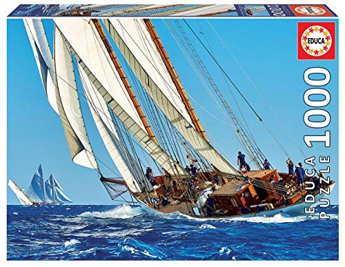 Educa Borras  Genuine Puzzles  1 000 Pieces  Sailboat Puzzle -18490-